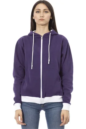 BALDININI Zip-throughs, female, , Size: XL Trendy Hoodie in Dual Color Style