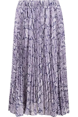 Michael Kors Midi Skirts, female, , Size: M LavenderMist Biclr