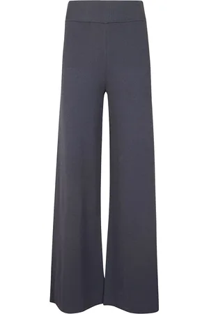 P.A.R.O.S.H. Wide Trousers, female, , Size: L Jersey Pants with Ribbed Waist