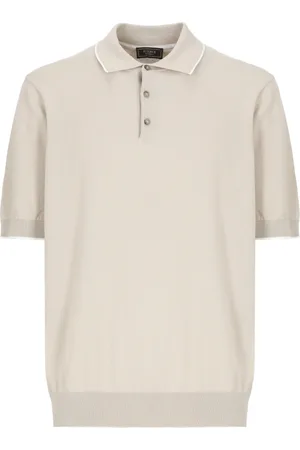 PESERICO SIGN Polo Shirts, male, , Size: M Cotton Polo Shirt with Collar
