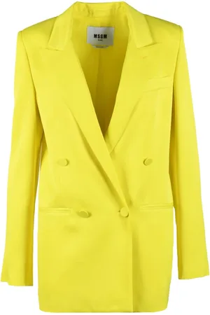 Msgm Blazers, female, , Size: XS Viscose Jacket with Unique Style
