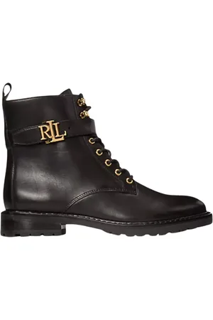 Ralph Lauren Lace-up Boots, female, , Size: 9 US leather ankle boots Eldridge