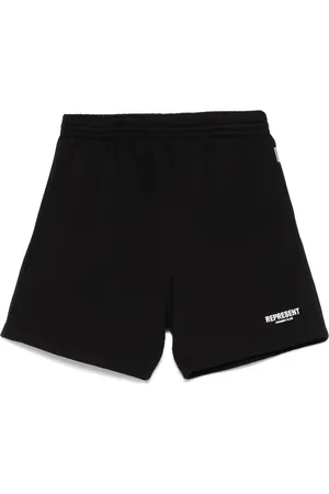 Represent Casual Shorts, male, , Size: S Elastic Waist Shorts with Pockets