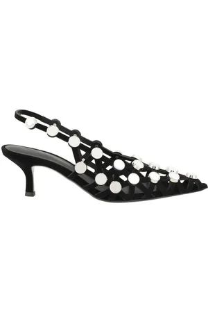 The Attico Pumps, female, , Size: 6 1/2 US Grid Pumps with Kitten Heel