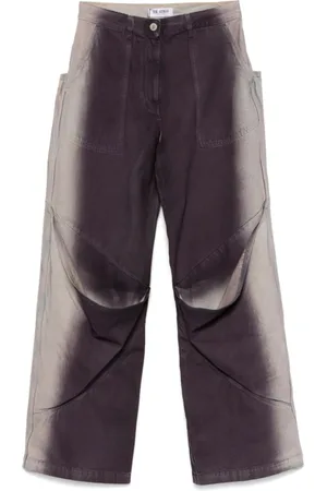 The Attico Straight Trousers, female, , Size: W30 Stylish Long Pants