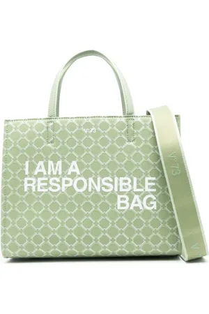 V°73 Handbags, female, , Size: ONE SIZE Responsibility Logo Shopping Salvia G44