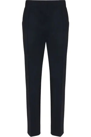 Elena Miro Slim-fit Trousers, female, , Size: S Straight Leg Pull-On Pants with Elastic Waist