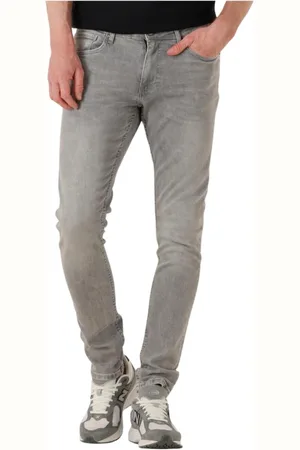 Pure Path Slim-fit Jeans, male, , Size: W32 Grey Skinny Fit Jeans Ultimate Style