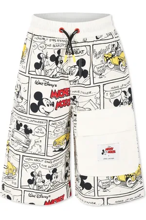 Marc Jacobs Shorts, unisex, , Size: 8 Y Mickey Mouse Sporty Ivory Shorts