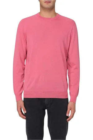 DRUMOHR Round-neck Knitwear, male, , Size: L Coral Sweater