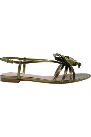 Lola Cruz Flat Sandals, female, , Size: 10 US Turquoise Strappy Sandals