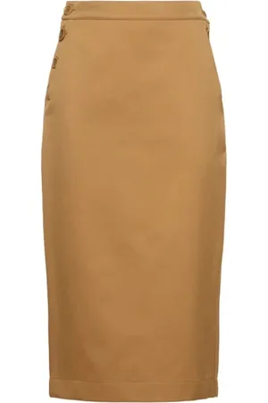 Max Mara Pencil Skirts, female, , Size: XS Cresta Pencil Skirt with Dungarees Design
