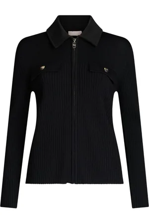 Liu Jo Cardigans, female, , Size: S Zip Sweater with Pockets
