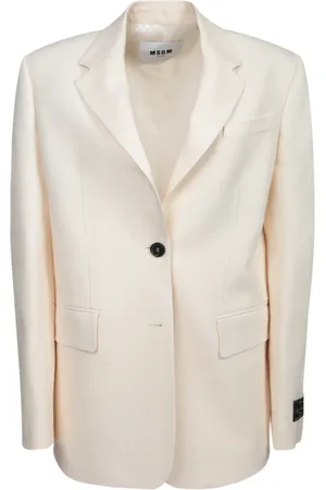 Msgm Blazers, female, , Size: M Jacket Stylish Design Comfortable Fit