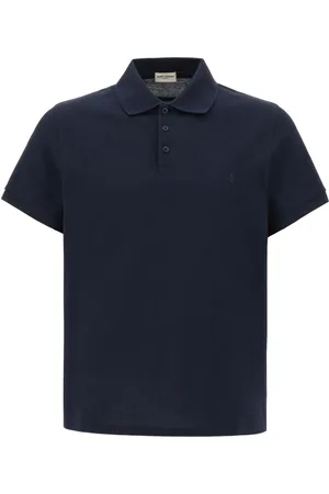 Saint Laurent Polo Shirts, male, , Size: S Classic Polo Shirt in Various Colors