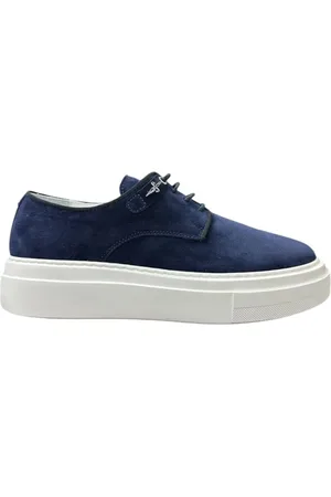 Paciotti Sneakers, male, , Size: 10 US Suede Sneakers with Silver Details