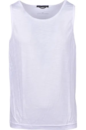 D.A. Daniele Alessandrini Sleeveless Tops, male, , Size: M Sleeveless Top in Polyester Blend