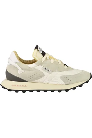 RUN OF Sneakers, male, , Size: 8 US Sneaker in Leather and Rubber Sole