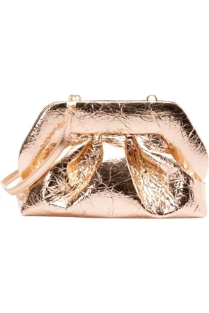 THEMOIRÈ Clutches, female, , Size: ONE SIZE Elegant Gold Shoulder Bag