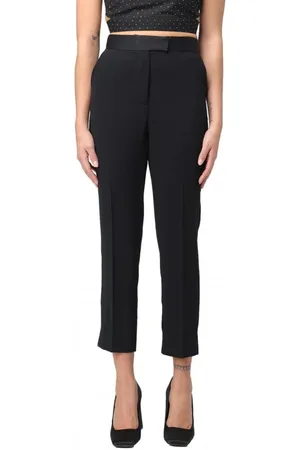 SIMONA CORSELLINI Cropped Trousers, female, , Size: M Slim Fit Cigarette Pants