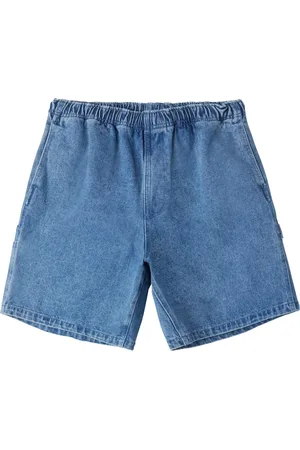 Obey Denim Shorts, male, , Size: L Denim Carpenter Shorts
