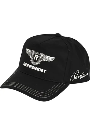 Represent Caps, male, , Size: ONE SIZE Embroidered Cotton Overdrive Cap