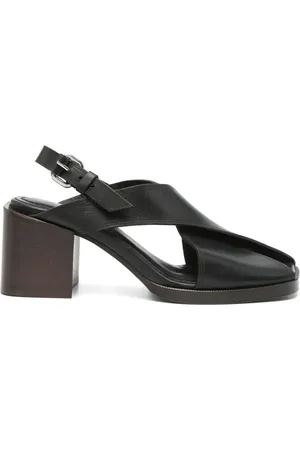 LEMAIRE High Heel Sandals, female, , Size: 9 US Cross Sandals with 80mm Heel
