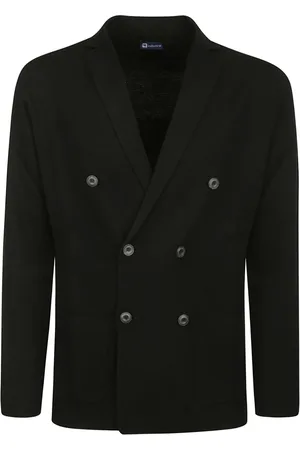 FILIPPO DE LAURENTIIS Cardigans, male, , Size: 2XL Wool Double-Breasted Jacket