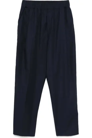 LANEUS Straight Trousers, male, , Size: L Wide Popeline Trousers