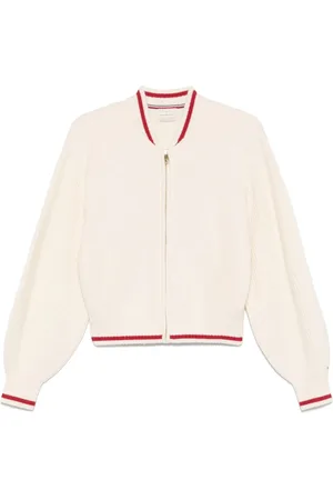 Tommy Hilfiger Bomber Jackets, female, , Size: S Varsity Knit Jacket
