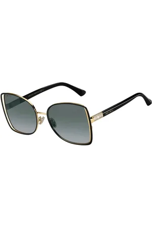 Jimmy Choo Sunglasses, female, , Size: ONE SIZE Bicolor Metal Sunglasses