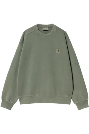 Carhartt Sweatshirts, male, , Size: S Cotton Sweater with Side Logo