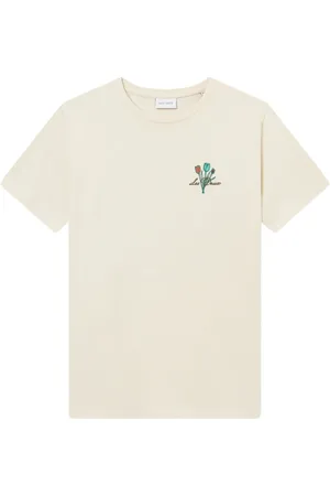 Les Deux T-Shirts, male, , Size: M Café T-shirt Light Ivory