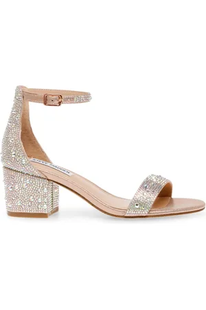 Steve Madden High Heel Sandals, female, , Size: 6 US Glitter Multicolored Sandals with 50mm Heel