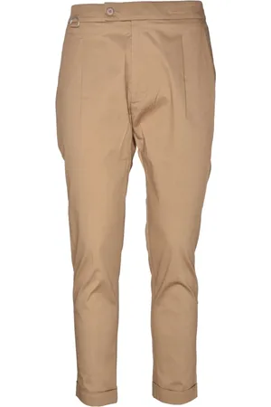 LOW BRAND Chinos, male, , Size: W33 Cotton Elastane Pants