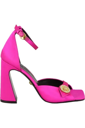 VERSACE High Heel Sandals, female, , Size: 8 1/2 US Collection Shoes in Alternative Fibers