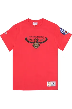 Mitchell & Ness T-Shirts, male, , Size: L Atlanta Hawks NBA Team T-Shirt