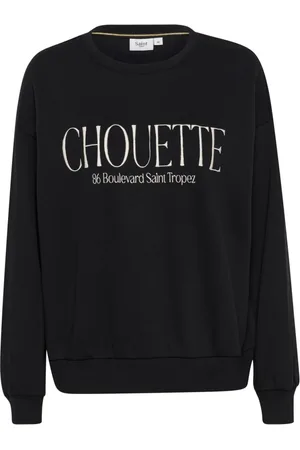 Saint Tropez Sweatshirts, female, , Size: L Sweatshirt with Smart Embroidery