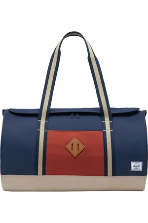 Herschel Weekend Bags, unisex, , Size: ONE SIZE Heritage Duffle Bag Black/Red Stripes