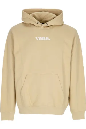 Vans Hoodies, male, , Size: XL Loose Fit Taupe Hoodie with Logo