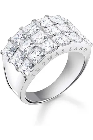 Thomas Sabo Rings, female, , Size: ONE SIZE Ring white stones Pavé Tr2359-051-14-58