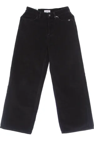AMISH Straight Trousers, male, , Size: W30 Velvet Wide Leg Trousers