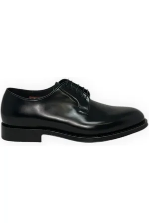 santoni Business Shoes, male, , Size: 7 US Classic Derby Shoes Ensley Collection