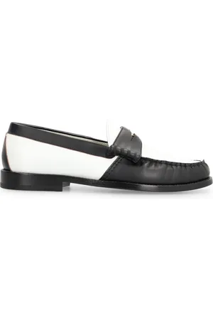 Rhude Loafers, male, , Size: 8 US Leather Loafers with Round Toeline