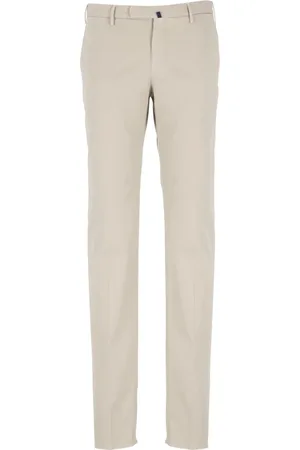 Incotex Straight Trousers, male, , Size: S Cotton Slim Fit Trousers