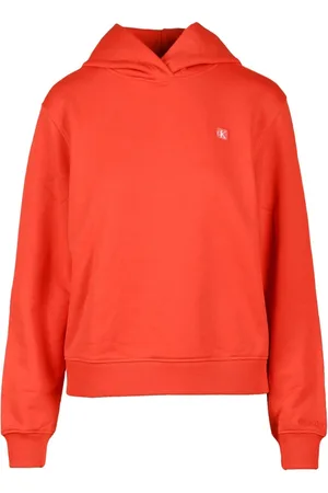 Calvin Klein Hoodies, female, , Size: M Fashionable Sweatshirt with Cotton Blend