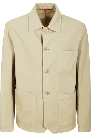 BARENA Light Jackets, male, , Size: L Linen Cotton Overshirt