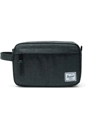 Herschel Toilet Bags, unisex, , Size: ONE SIZE Black Crosshatch Men
