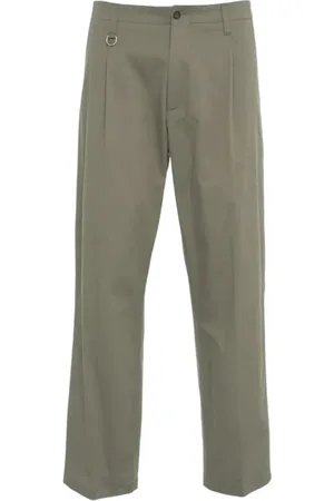 Paolo Pecora Straight Trousers, male, , Size: M Contemporary Casual Pants
