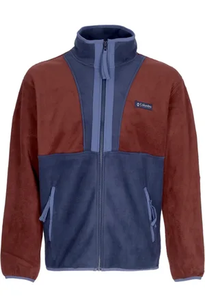 Columbia Fleece Jackets, male, , Size: XL Full Zip Fleece Jacket Elderberry